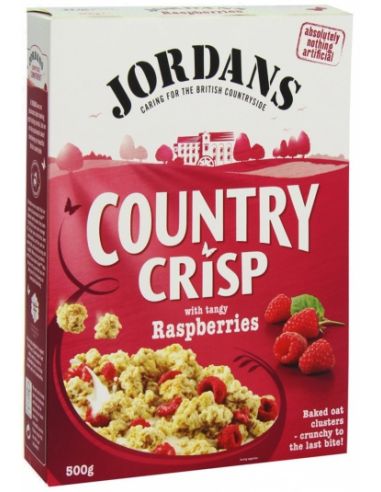 Кранчі з Малиною "Country Crisp", Jordans, 500г