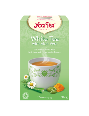 Чай "White Tea" с алоэ вера, Yogi Tea, пакет, 1,8г
