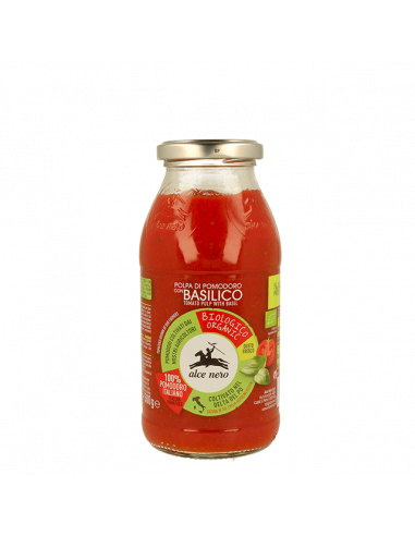 Соус томатний з базиліком, 500г Alce Nero
