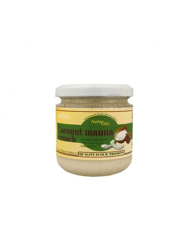 Паста кокосова манна кранч, Natur Oils, 200г