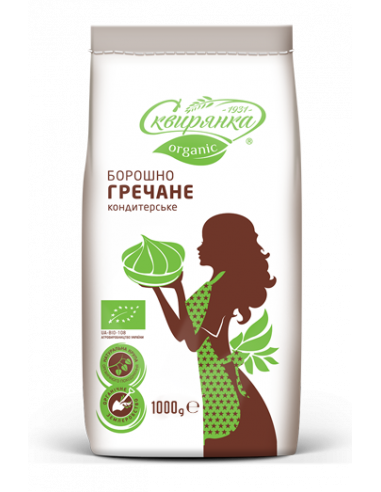 Борошно гречане кондитерське органічне, Сквирянка, 1кг