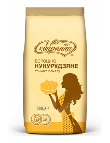 Борошно кукурудзяне тонкого помелу, Сквирянка, 1кг