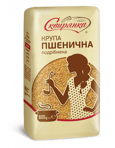 Крупа пшениці подрібленої шліфованої, Сквирянка, 800г