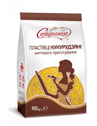Пластівці кукурудзяні, Сквирянка, 400г