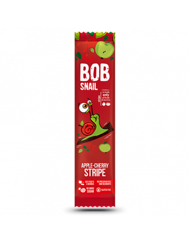 Натуральні яблучно-вишневі страйпс bob snail (Равлик Боб), 14г