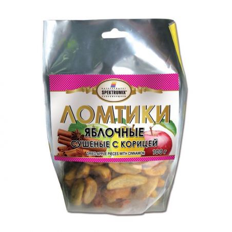 Скибочки яблучні з корицею, Spektrumix, 100г