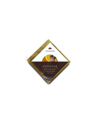 Мармелад апельсин з волоським горіхом, Sweetanok, 60г