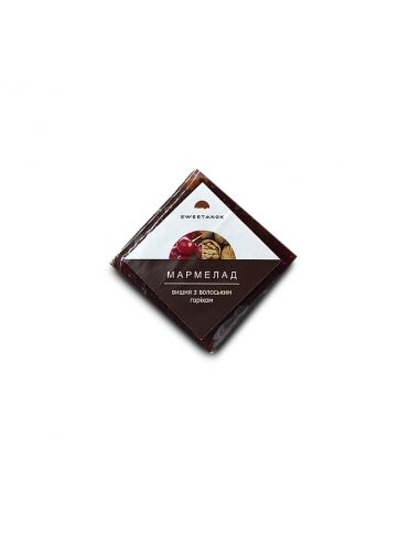 Мармелад вишня з волоським горіхом, Sweetanok, 60г