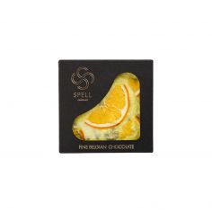 Шоколад білий цитрус, вибухова карамель, Spell, 80г