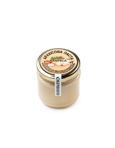 Паста арахісова з білим шоколадом, Manteca, СКЛО, 180г