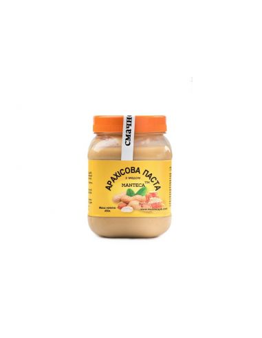 Паста арахісова з медом, Manteca, 450г
