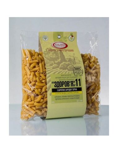Макарони "Здоров'я" №11, з зародком зерна, 400г.