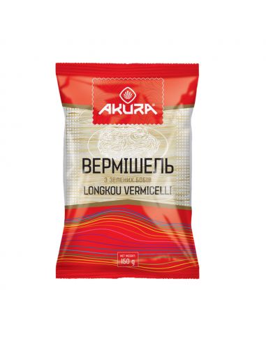 Вермішель з зелених бобів, Akura, 150г