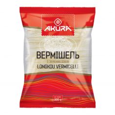 Вермішель з зелених бобів, Akura, 300г