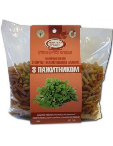 Макарони "Здоров'я" з пажитника, 400г.