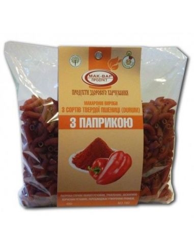 Макарони "Здоров'я" з паприкою 400г.