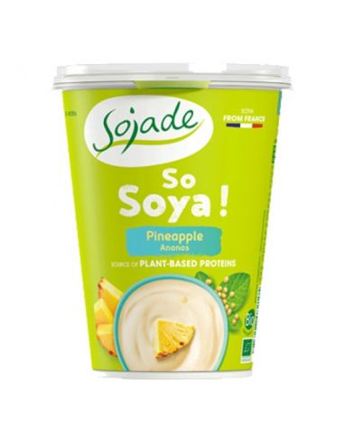 Йогурт соєвий ананас органічний, Sojade, 400г