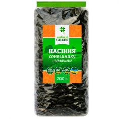 Насіння соняшнику не смажене, Natural Green, 200г