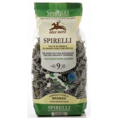 Макарони з кропивою Spirelli, Alce Nero, 500г