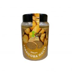 Паста арахісова кранч без цукру, SoloSvit, 400г