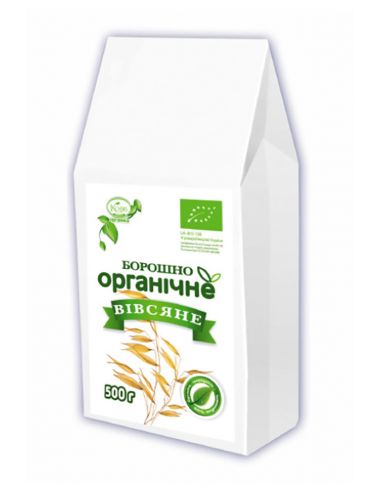 Борошно вівсяне органічне, Козуб Продукт, 500г