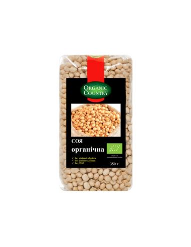 Соя органічна, Украина, Organic Country, 350г