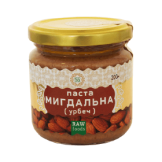 Паста мигдальна, EcoLiya, 200г