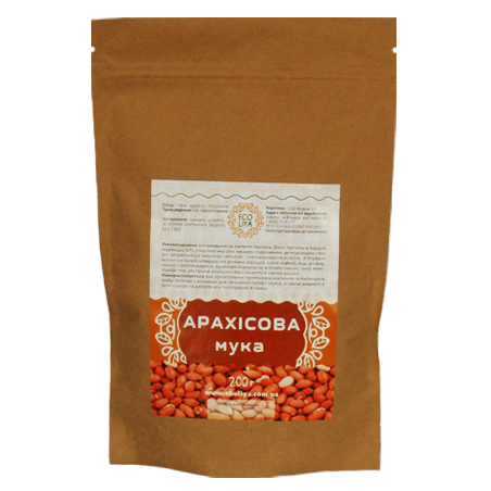 Борошно арахісове, EcoLiya, 200г