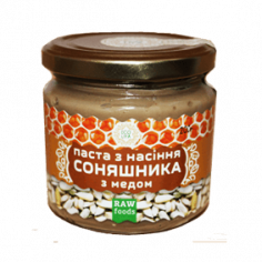 Паста з насіння соняшника з медом, EcoLiya, 200г