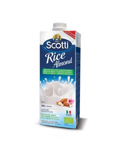 Напій рисовий з мигдалем, органічне, Riso Scotti Spa, 1000мл