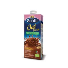 Молоко вівсяне з какао і кальцієм, органічне, Riso Scotti Spa, 1000мл
