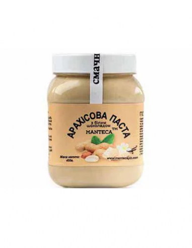 Паста арахісова з білим шоколадом,...