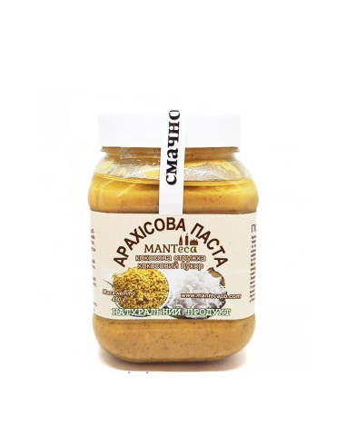 Паста арахісова з кокосом, Manteca, 450г
