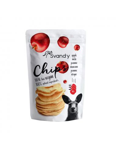 Чіпси яблучні, Svandy, 40г