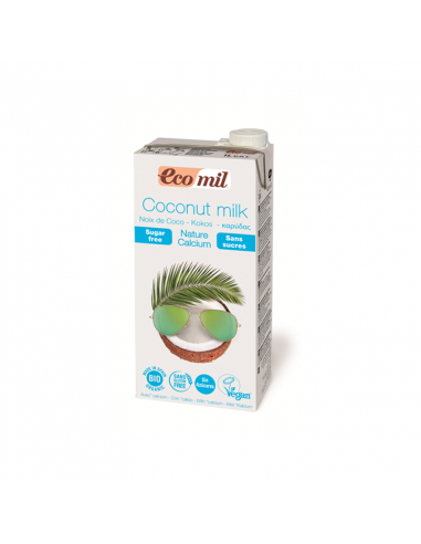 Молоко з кокосу з кальцієм, EcoMil,  1000мл