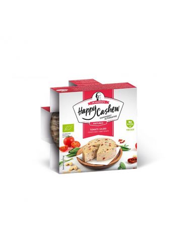 Сир із кеш’ю з томатами і шавлією витриманий органічний, Happy Cashew, 150г