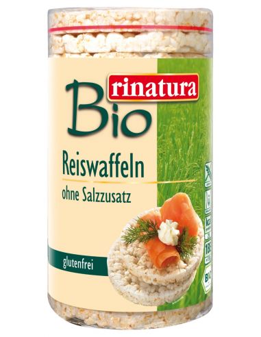 Коржі рисові без солі, Rinatura, 100г