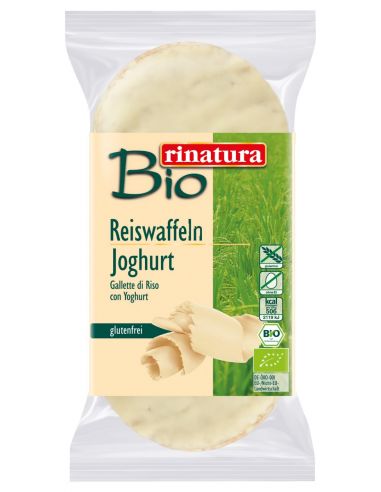 Печиво рисове з йогуртом, Rinatura, 100 г