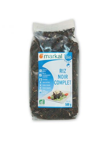 Рис довгозернистий чорний тайський, Markal, 500г