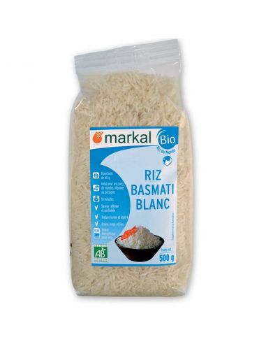 Рис довгозернистий басматі білий, Markal, 500г