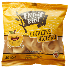 Слайси яблучні Солодке яблуко, Fruit Riot, 30г