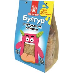 Булгур солодкий з яблуком та корицею, Сто Пудов, 211г