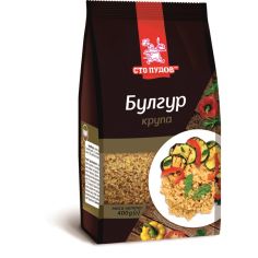 Крупа пшенична Булгур, Сто Пудов, 400г