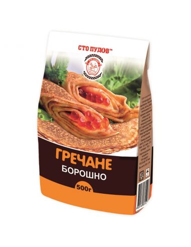 Борошно гречане, Сто Пудов, 500г