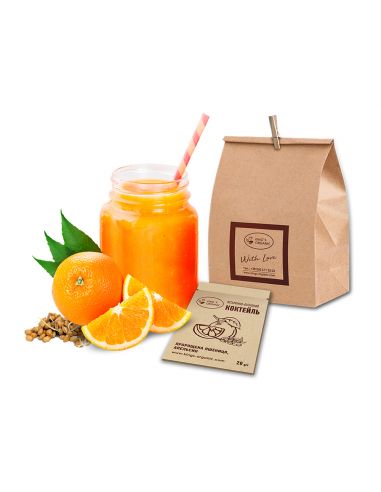 Вітамінно-білковий коктейль з Апельсином, King`s Organic, 20г