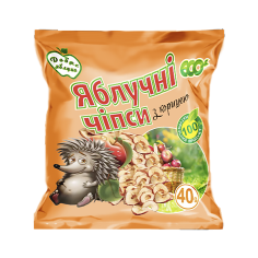 Чіпси яблучні з корицею, Добре Яблуко, 40г