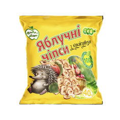 Чіпси яблучні з кунжутом, Добре Яблуко, 40г
