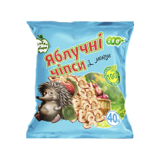 Чіпси яблучні з маком, Добре Яблуко, 40г