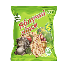 Чіпси яблучні, Добре Яблуко, 40г