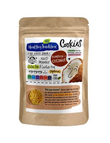 Печиво гарбуз та кокос, Cookies, Healthy Tradition, 90г